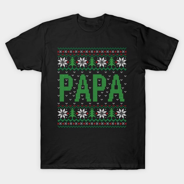 Papa claus T-Shirt by MZeeDesigns